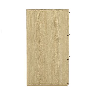 MANHATTAN COMFORT Clive 72-Inch Mid-Century Modern 6-Drawer Dresser