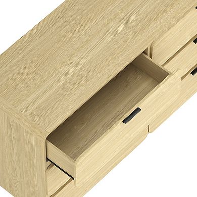 MANHATTAN COMFORT Chrystie 60-Inch 6-Drawer Double Dresser