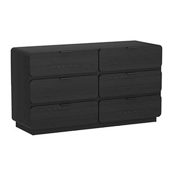 MANHATTAN COMFORT Chrystie 60-Inch 6-Drawer Double Dresser