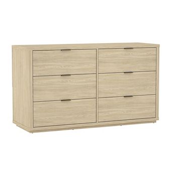 MANHATTAN COMFORT Evelyn 6-Drawer Double Dresser