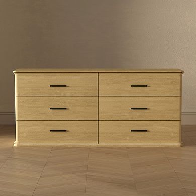 MANHATTAN COMFORT Clifford 6-Drawer Double Dresser