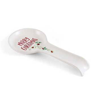 Pfaltzgraff Winterberry Merry Christmas Spoon Rest