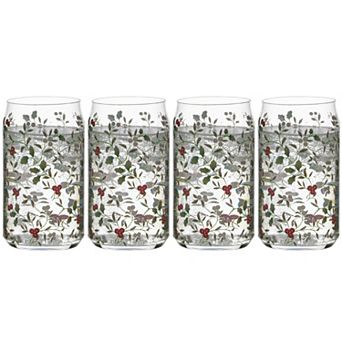 Pfaltzgraff Winterberry 4 pc 20-oz. Seltzer Glasses Set
