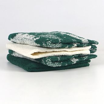 St. Nicholas Square® Tree Washcloths 4-Pack Set