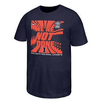 Youth Nike Illinois Fighting Illini 2026 NCAA Men's Basketball Tournament March Madness Final Four T-Shirt
