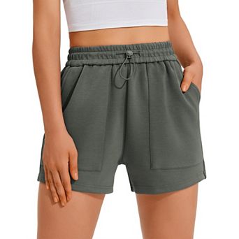 PINSPARK Women's Casual Summer Sweat Shorts Comfy Lounge Athletic Shorts with Pockets