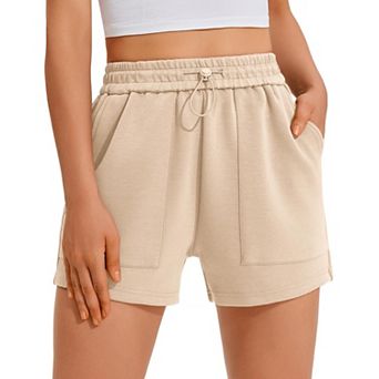 PINSPARK Women's Casual Summer Sweat Shorts Comfy Lounge Athletic Shorts with Pockets