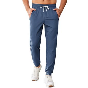 Pinspark Men's 7" Quick Dry Gym Workout Running Shorts with Towel Loop And Zipper Pockets