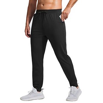 PINSPARK Men's Athletic Joggers Lightweight Quick Dry Workout Track Pants with Zipper Pockets