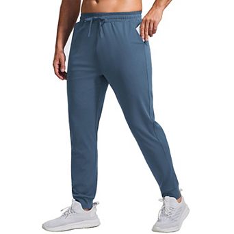 Pinspark Men's Athletic Joggers Lightweight Quick Dry Workout Track Pants with Zipper Pockets