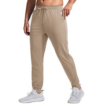 PINSPARK Men's Athletic Joggers Lightweight Quick Dry Workout Track Pants with Zipper Pockets