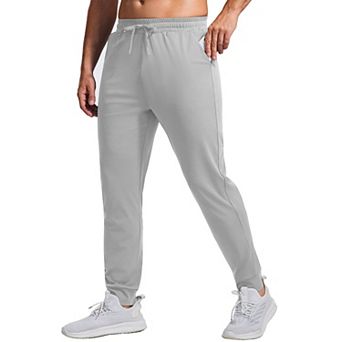PINSPARK Men's Athletic Joggers Lightweight Quick Dry Workout Track Pants with Zipper Pockets