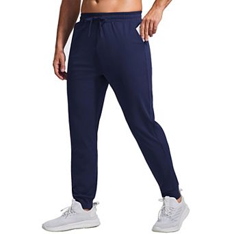 Pinspark Men's Athletic Joggers Lightweight Quick Dry Workout Track Pants with Zipper Pockets