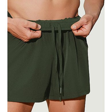 PINSPARK Men's 5" Lightweight Running Shorts Quick Dry Gym Shorts with Zip Pocket