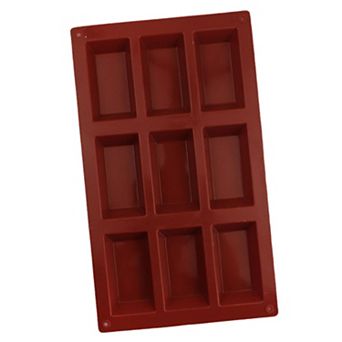 Silicone Chocolate Bar Mold (6.7 x 10.6 Inch) - Makes 9 Small Chocolate Bars