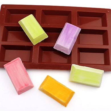 Silicone Chocolate Bar Mold (6.7 x 10.6 Inch) - Makes 9 Small Chocolate Bars