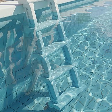 Heavy-Duty Adjustable In-Pool Ladder for Above-Ground Pools