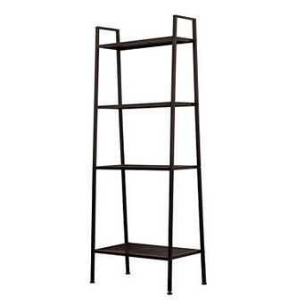 Widen 4 tier Industrial Bookshelf with Metal Frame