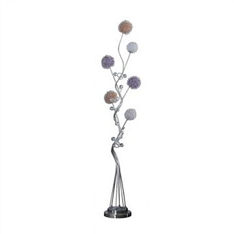 Modern Metal LED Floor Lamp with Multi-Shade Design