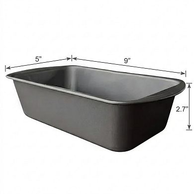 2-Pack Nonstick Large Loaf and Bread Pans for Baking and Meatloaf