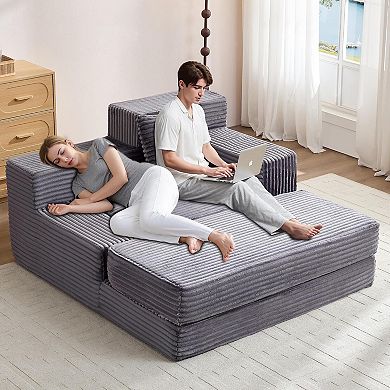 Oversized Sofa Bed Sleeper, High-Density Foam Cloud Couch