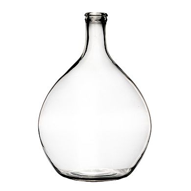 Hello Honey Large Decorative Glass Bottle, Clear