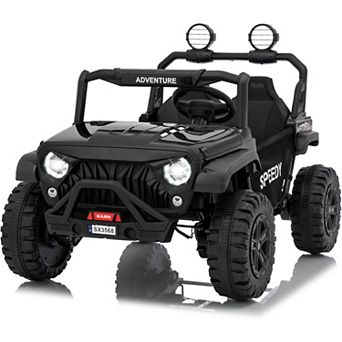 24V Ride on Toys for Big Kids, Ride on Truck with Parent Remote Control