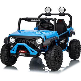 24V Ride on Toys for Big Kids, Ride on Truck with Parent Remote Control