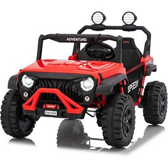 24V Ride on Toys for Big Kids, Ride on Truck with Parent Remote Control