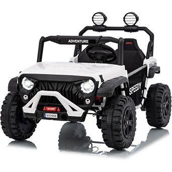 24V Ride on Toys for Big Kids, Ride on Truck with Parent Remote Control