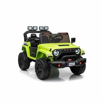 24V 2 Seater Ride on Car Truck with Remote Control, 44"-50" L Adjustable