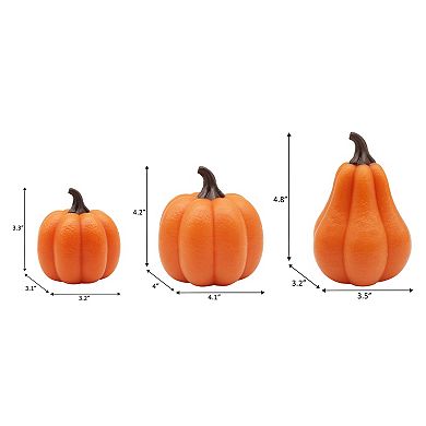 Celebrate Together™ Fall 3-Pack LED Pumpkin Candles