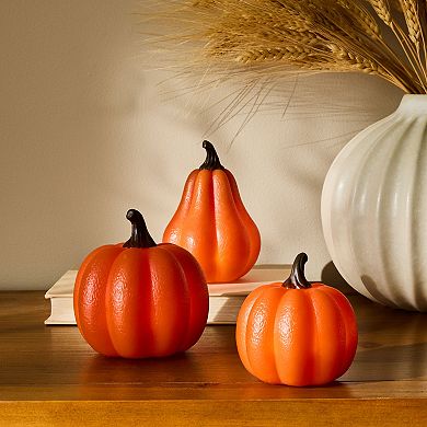 Celebrate Together™ Fall 3-Pack LED Pumpkin Candles