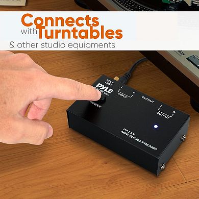 Pyle Mini Phono Turntable Preamp - Stereo