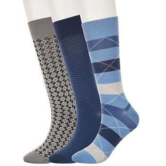 Men's Apt. 9® 3-Pack Patterned Socks