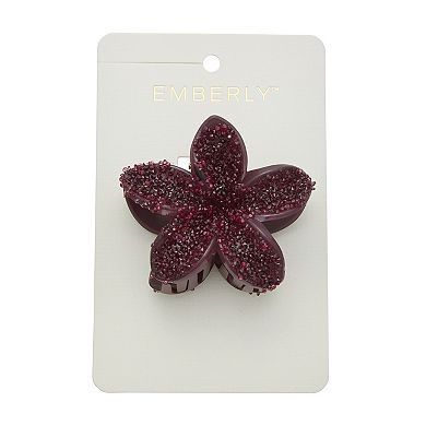 Emberly Oversize Flower Claw Clip