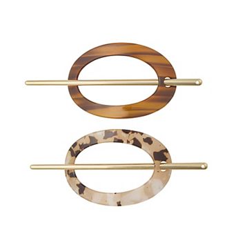 Emberly 2-Pack Oval Bun Holder Hair Pins