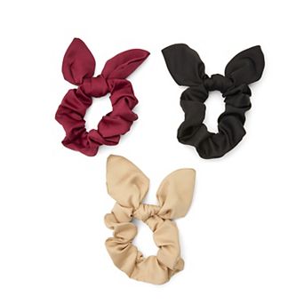 Emberly 3-Pack Mini Tails Scrunchie Set