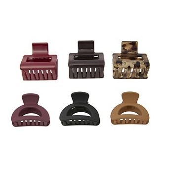 Emberly 6-Pack Mix Claw Clips