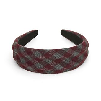 Emberly Plaid Padded Headband
