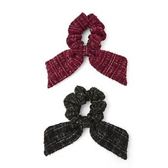 Emberly 2-Pack Long Tails Scrunchie Set