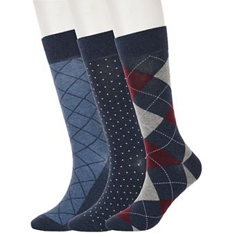 Men's Sonoma Goods For Life® Neat Geo Socks 3-Pack
