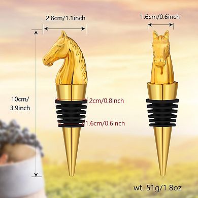 Horse Head Wine Stopper - Perfect Gift for Men, Women, Dads, & Wine Lovers