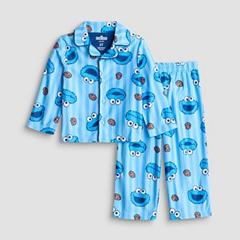 Toddler Boy Sesame Street Cookie Monster Pajama Top & Pajama Bottoms 2 pc Set