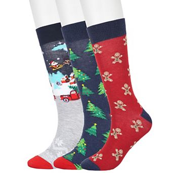 Men's 3-Pack Holiday Socks