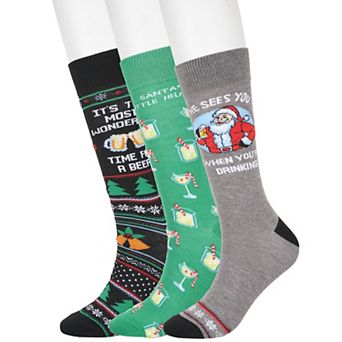 Men's 3-Pack Holiday Socks