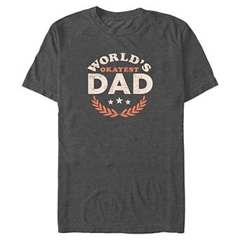 Men's World's Okayest Dad Graphic Tee Graphic Tee
