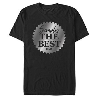 Men's Simply The Best Dad Seal Graphic Tee