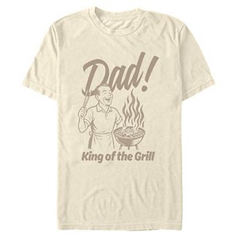 Men's Dad! King Of The Grill Graphic Tee