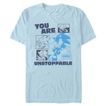 Men's Sonic The Hedgehog You Are Unstoppable Dad Graphic Tee